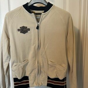 Harley-Davidson® Women's Embroidered Vintage Activewear Jacket, Tan 96745-19VW